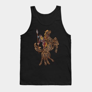 All-Father of the Norse Gods: Viking God Odin and His 8-Legged Steed Sleipnir Tank Top